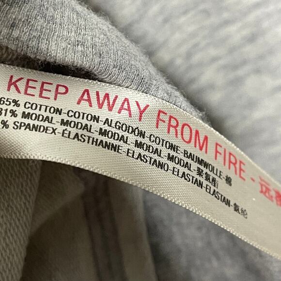 FREE PEOPLE MOVEMENT LARA GRAY CROP SWEATSHIRT SIZE XS/TP - Picture 8 of 8